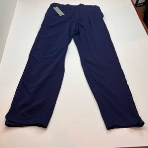 Baldwin Kansas‎ City Louisa Pull On Pant Womens Size Medium Navy Blue Preppy NEW